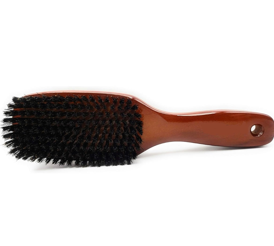 (Premium) Boar Bristle 9-Row Wave Brush